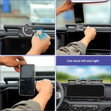 Rotatable Center Console Phone Stand for Jeep JL 2024 Car Interior Accessory HEBE