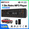 Retro Style 1Din MP3 Radio Bluetooth 5.1 EQ Fast Charge