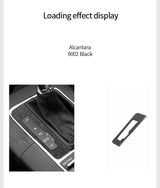For Audi 8V A3 S3 (2014-2019) Sport Gear Shift Cover Panel Trim Frame Stickers Made of Alcantara Car Interior Tuning Accessories