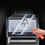 For Tesla Model3 Model 3 Highland 2024 2025 Rear Seat Screen Film Back Screen Tempered Glasses Menbrane Protector Accessories