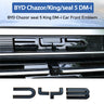BYD Chazor Seal 5 DM-i Car Front Emblem Blackening Badge Decal