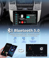 Android 15 QLED Head Unit with CarPlay for Lexus RX 2003–2013