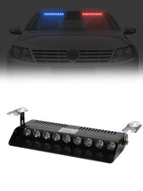 Universal 9 LED Strobe Warning Light Dashboard