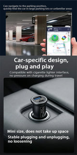 Car Charger 30W GPS with Anti-Loss Locator
