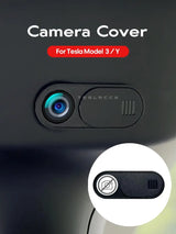 Car Camera Cover for Tesla Model 3 Y 2024 Webcam Slide Blocker Privacy Protector 1/5 Pcs Car Camera Cover TEKSY