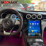12.3-inch Digital Cluster Android Head Unit for Mercedes Android Head Unit Aotsr two screens 256GB Eight Core