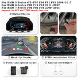 12.3-Inch Digital Instrument Cluster for BMW 5 Series 2009–2017
