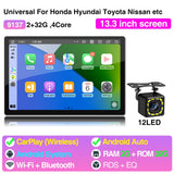 Android 13 Head Unit Universal CarPlay Auto 13.3 Inch