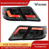 Toyota Camry LED Tail Lights Amber Signal 06-11 Car Interior Accessory Vland