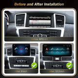 Android 13 GPS Navigation Display for Mercedes-Benz ML GL 2012-2015 Android Head Unit wincago