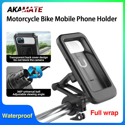Waterproof Motorcycle GPS Phone Holder 360 Adjustable Car Interior Accessory OEM