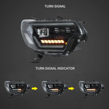 LED Projector Headlights for Toyota Tacoma 2012-2015 Headlight Assembly Vland