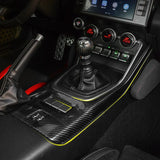 Carbon Fiber Console Panel Trim for Toyota GR86 Car Interior Accessory GMUNI