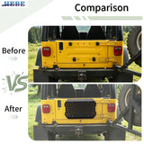 Trunk Tailgate Storage Shelf for Jeep Wrangler TJ Car Interior Accessory HEBE