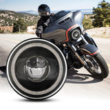 7 Inch Led Headlight Motorcycle 7'' Led Turn Signals DRL Angel Eye Led Headlamp For Harley Davidson Harley Street Glide Fat B