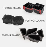 Flocking Door Handle Storage for Smart 453 Fortwo Car Interior Accessory GMUNI