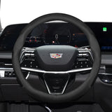 Leather Steering Wheel Cover for Cadillac CTS 2013 Car Interior Accessory Hocasen
