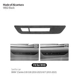 For BMW 5er G30 G38 6GT G32 Seat Memory Button  Panel Trim Frame Sticker Car Premium Interior Tuning Accessories Made of Alcanta