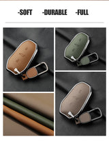 Citroen C5 X C4L C6 C3-XR AIRCROSS 308 408 508 2008 3008 4008 5008 DS 5LS 4S Metal and Leather Car Key Case Cover Car Accesso