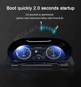 Digital LCD Instrument Cluster for Bentley Bentayga 2005–2019 Android Head Unit Aotsr