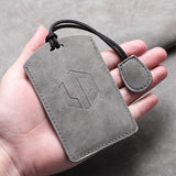 Car Remote Key Case Cover For Leapmotor C16 B01 C10 C11 Sheep Suede Car Key NFC Card Protector Shell Kychain Holder Accessori