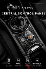 Stainless Steel Gear Shift Cover Trim for MINI F54 F60 Car Interior Accessory GMUNI