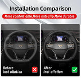 Matte Carbon Fiber Wheel Cover for Cupra Formentor Car Interior Accessory Hocasen