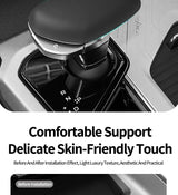 Original Leather Center Gear Shift Knob Cover Lever Shifter Boot Car Accessories For Geely Tugella/ Binyue / Preface / Borui GE