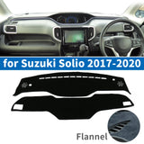 Custom Fit Plush Dashboard Cover Mat for Suzuki Solio 2012-2025