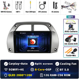 2K QLED Android Head Unit with CarPlay for Toyota RAV4 2000–2003