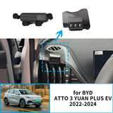 Smart Wireless Charging Phone Mount for BYD Atto 3 2022–2024 Car Phone Holder CATUSIKI