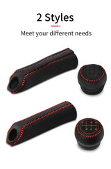 Suede Gear Shift Knob & Handbrake Covers for GR86 Car Interior Accessory GMUNI