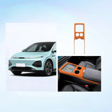 Suede Center Console Gear Shift Panel Protector