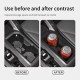 SMABEE for Toyota RAV4/Wildlander 2026 Cup Holder Storage Tray Shock-Absorbing Central Armrest Cup Box Silicone Accessories L