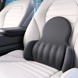 Car Seat Neck Pillow Lumbar Support Set - Universal Ergonomic Headrest for Driving Comfort