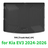 Premium TPE All-Weather Floor Mats for Kia EV3 2024–2026 Car Floor Mat CATUSIKI TRUNK 1PCS For Left Hand Drive