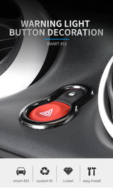 Warning Light Button Trim for Smart 453 Car Interior Accessory GMUNI