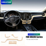 Suede Center Console Wrap for Volvo XC60 2018-2026 Car Interior Accessory LINGLUYANG