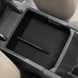 BYD M6 2024 2025 Center Console Armrest Storage Box Car Central Tray Organizer Accessories Stowing Tidying Black Car Interior