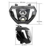 Super MT09 Headlights LED Lamp for YAMAHA MT-07 and FZ09 2014-2019 LED Headlight Assembly ANGLELITE