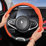 Suede Steering Wheel Cover for GWM Ora Universal Car Interior Accessory Hocasen