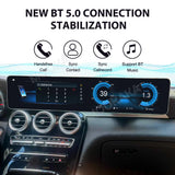 24.6-inch Dual Touch Screen Android 13 System for Mercedes GLC/C-Class