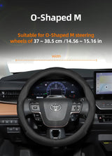 Breathable Leather Steering Wheel Cover for Toyota