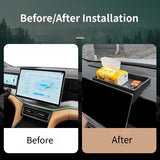 For BYD Song L DM-i Screen Rear Storage Box Central Control Armrest Box Silicone Organizer Tray Interior Accessories Car Inte