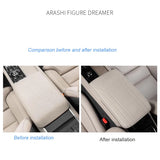 Leather Armrest Cover Pad for Volvo S90 Center Console Car Interior Accessory LINGLUYANG
