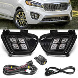 LED DRL Fog Lights Kit for KIA Sorento 2015-2017 Car Interior Accessory MAGIC COLORM