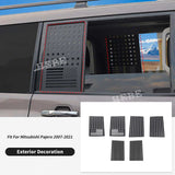 Window Trim Aluminum for Mitsubishi Pajero 2007-2021 Car Interior Accessory HEBE