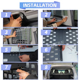 Tailgate Storage Shelf for Mitsubishi Pajero 2007 Car Interior Accessory HEBE