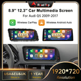 12.3 Inch Wireless CarPlay Android Auto Screen for Audi Q5 Android Head Unit wincago