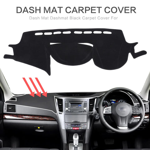 Anti-Glare Dashboard Mat for Subaru Outback Legacy 2010–2014 Dashboard Mat CATUSIKI